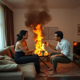 incêndio em apartamento