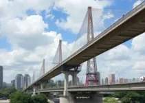 interdição na ponte da Marginal Pinheiros