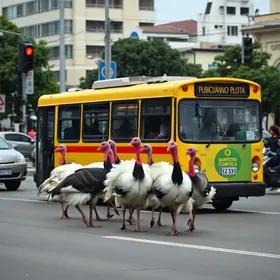Perus para Brasilândia de transporte público